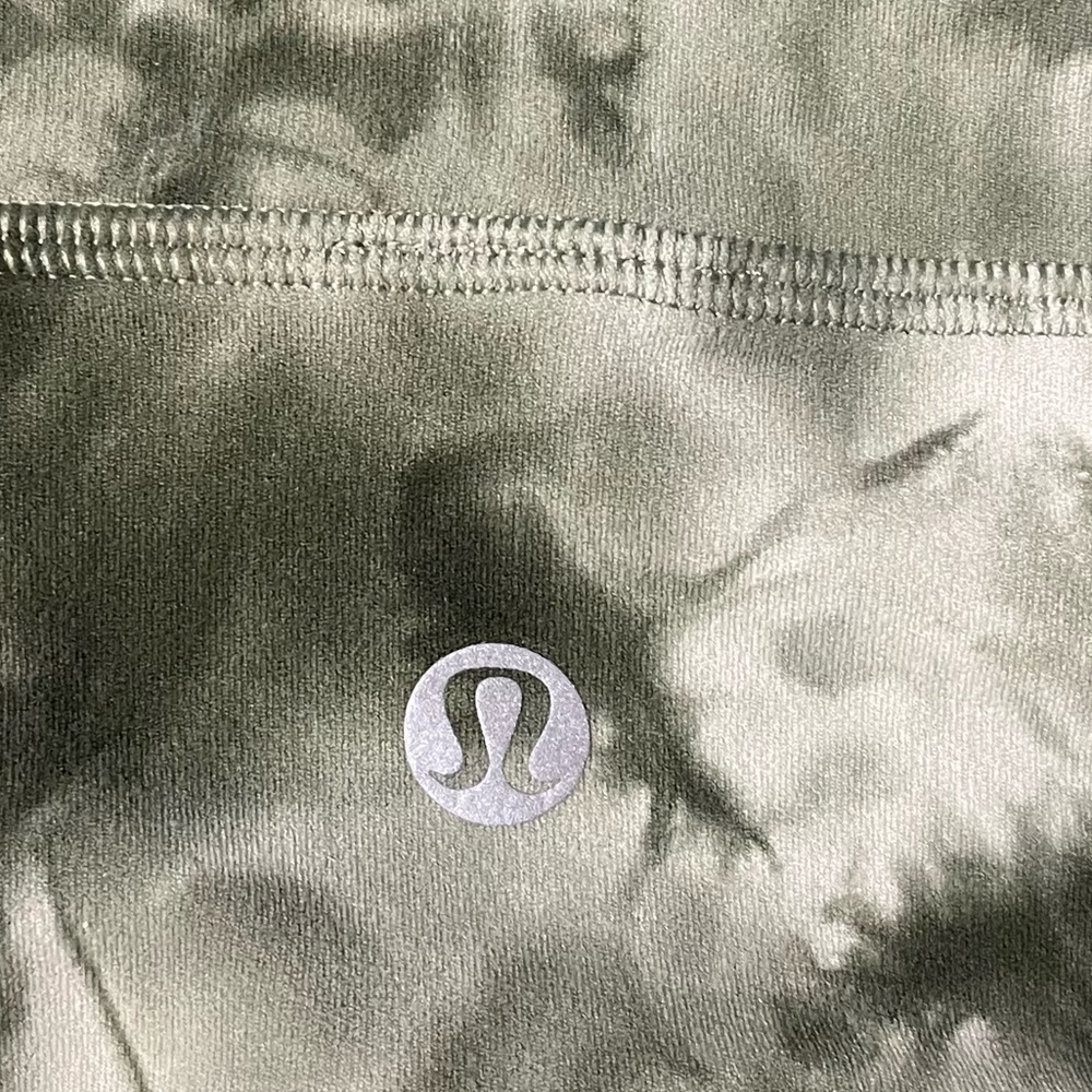 Lululemon Align Reversible Bra Green Diamond Dye/… - image 3